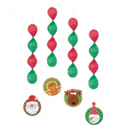 Christmas Hanging Decorations 18" (4)